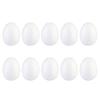 20 Pièces Oeufs en Mousse DIY Blanc Solide Oeufs de Pâques 6cm pour Festival Projets Créatifs Décoration de Fête Fournitures Mousse d'Oeuf