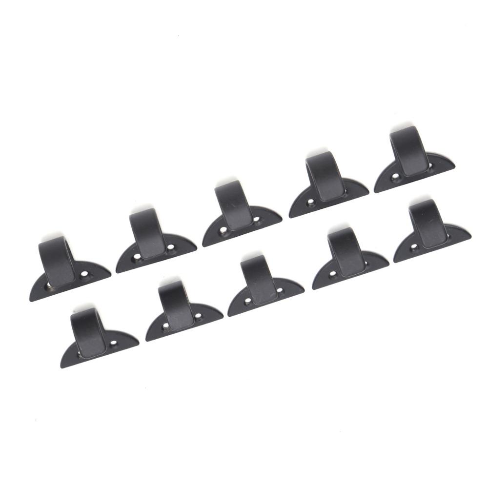 10Set with Screws Hooks for Hanging Black Coat Hooks Hanging Wall Hooks  Entrance