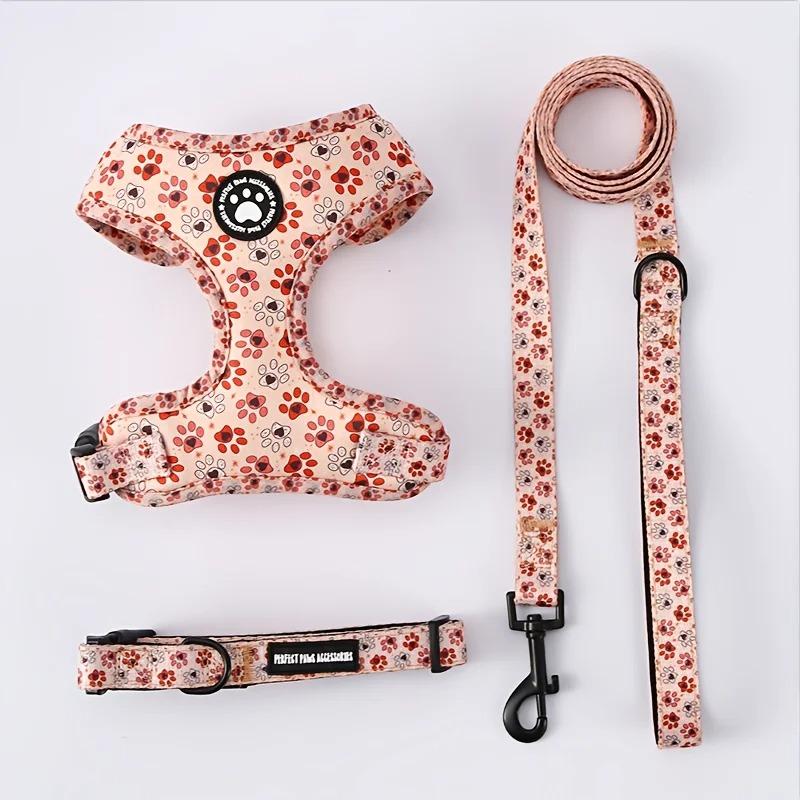 

Harness for Cats Collar, Harness, Leash Accessories Pets Goods Kitten Pet Products Things Breast-band Supplies Kittens XS（old） рожевий