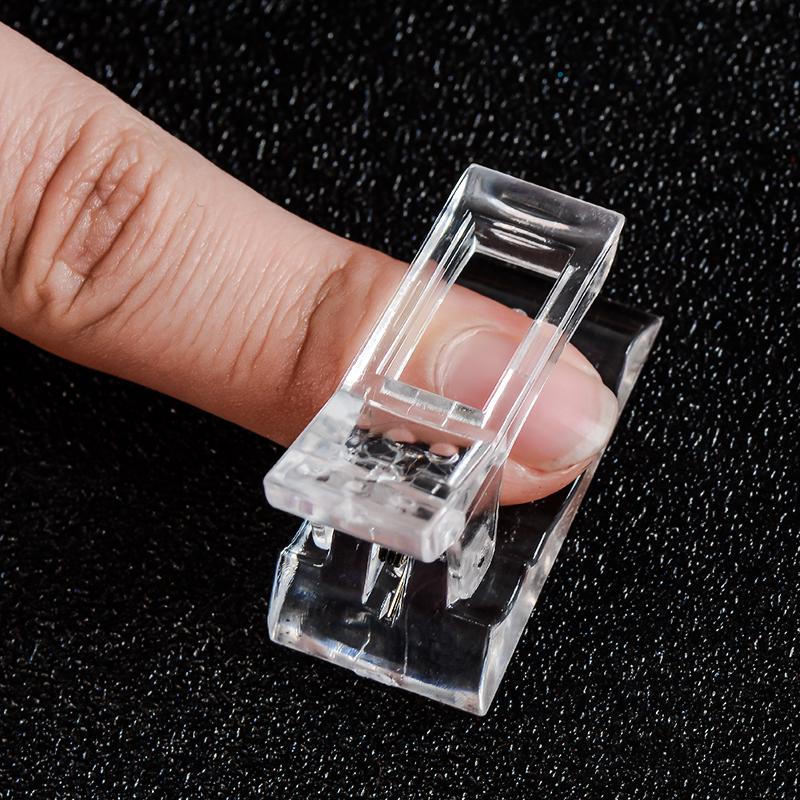 Mtssii Nail Tips Clip Finger for Extension Gel Quick Building UV LED Plastic Forms Tools