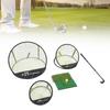 Golf Chipping Netz Polyester Netz Verstellbare Stange Bälle Matte Golf Ziel Übungsnetz für Erwachsene K