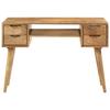 VidaXL Desk with Drawers, Study Table with Compartment, Computer Desk with Living Room Storage, Modern, Wood of 351593