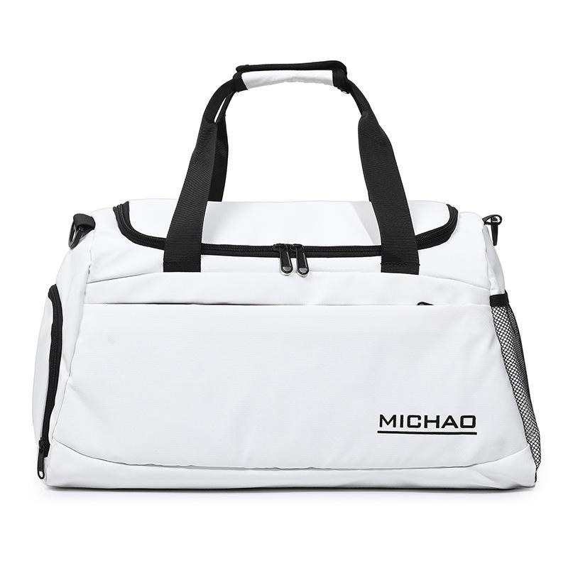 

Large Capacity Casual and Versatile Shoe Warehouse Travel Luggage Bag Dry Wet Separation Fitness Bag Can Be Used To Cover Pull Rod белый