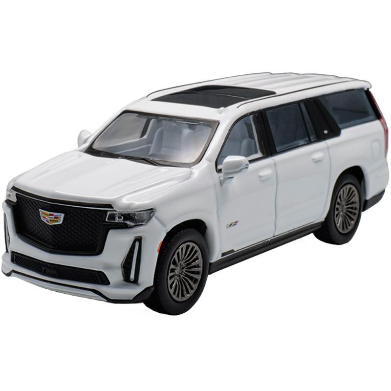 1/64 Cadillac Escalade SUV Alloy Car Model Diecast Metal Mini Vehicles Car Model Simulation Miniature Scale Childrens Toy Gift Decoration