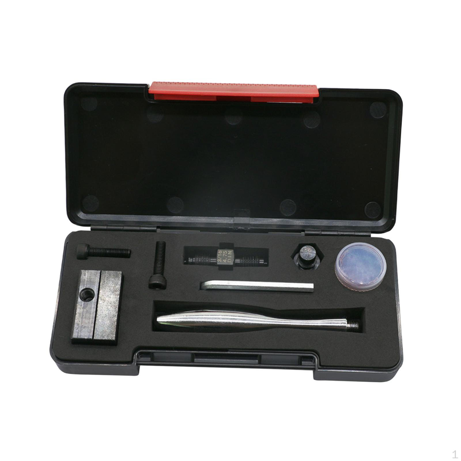 

3/16 развальцовка тормозной магистрали, инструмент для ремонта автомобильных труб, автомобильная трубка с ящиком для хранения, автомобиль из мягкой стали DIN