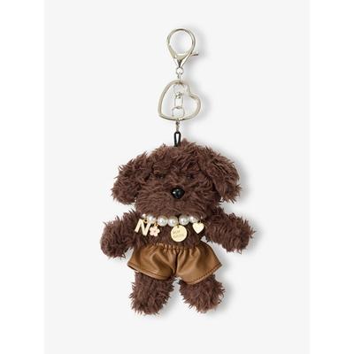 NONLOCAL Verkleed Puppy Sleutelhanger - Bruin
