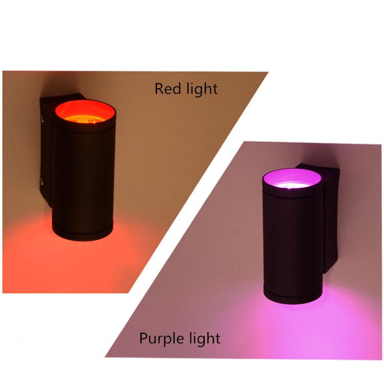 LED 6W 85-265V Modern Style 2 Ends Lighting Wall Lamp Decoration