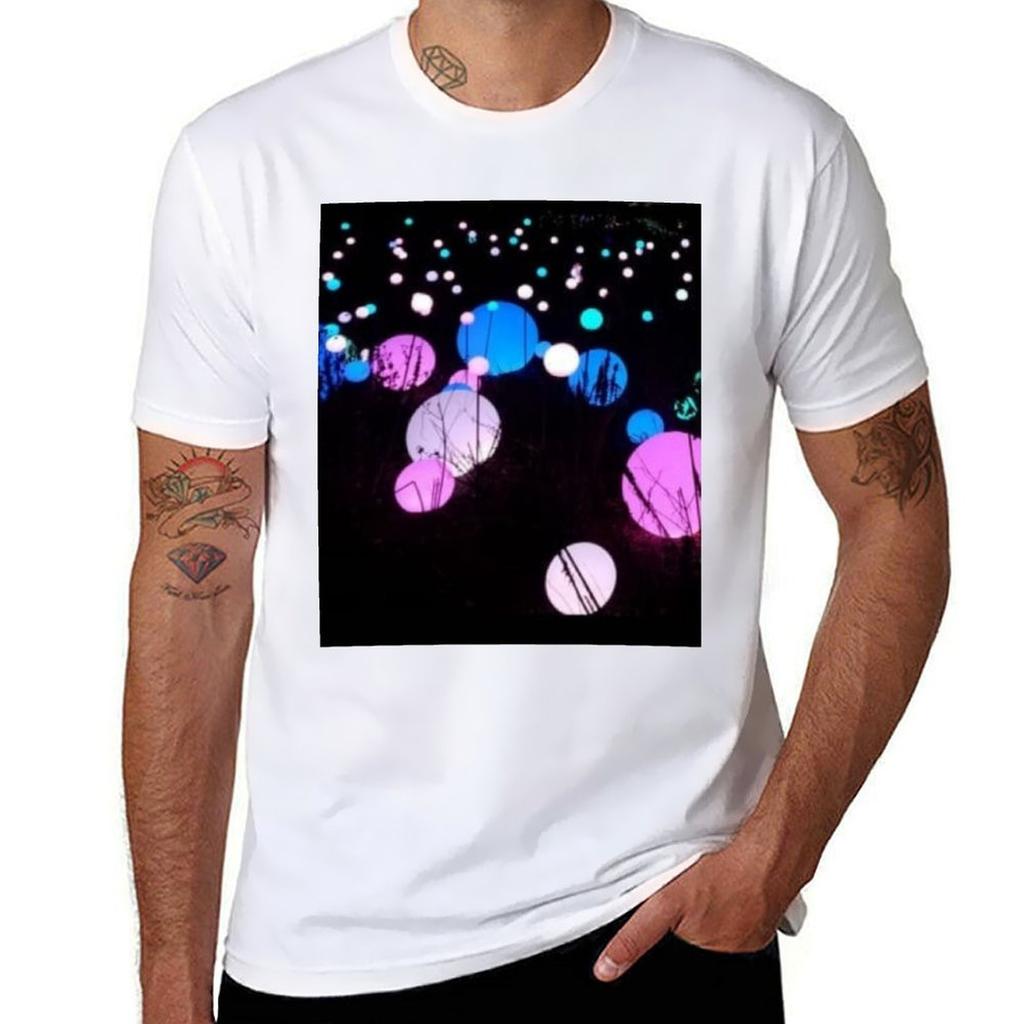Glow In The Dark Spheres Tshirt Unisexs Graphic T Shirts Tshirt