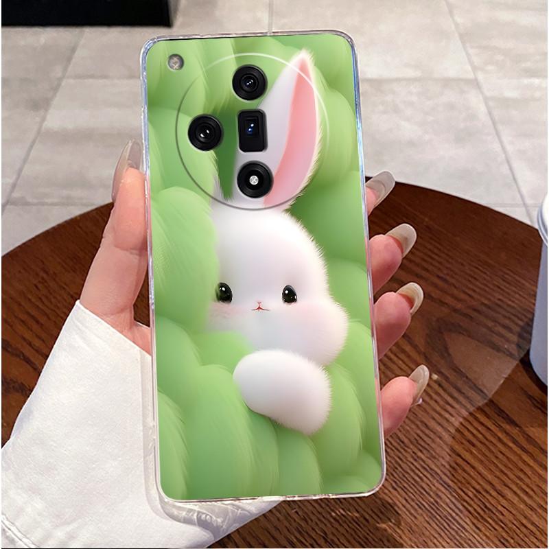 For OPPO Find X7 5G Popular Pattern Panda Shell For OPPO Find X7 Pro/Find X7 Ultra 5G Soft TPU Transparent Shockproof Cover