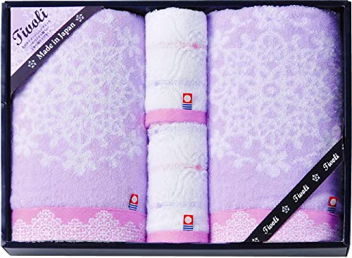 

Imabari Towels, Gift Boxed, Made in Japan (Roman Rose, 2 Bath Towels and 2 Wash Towels)
