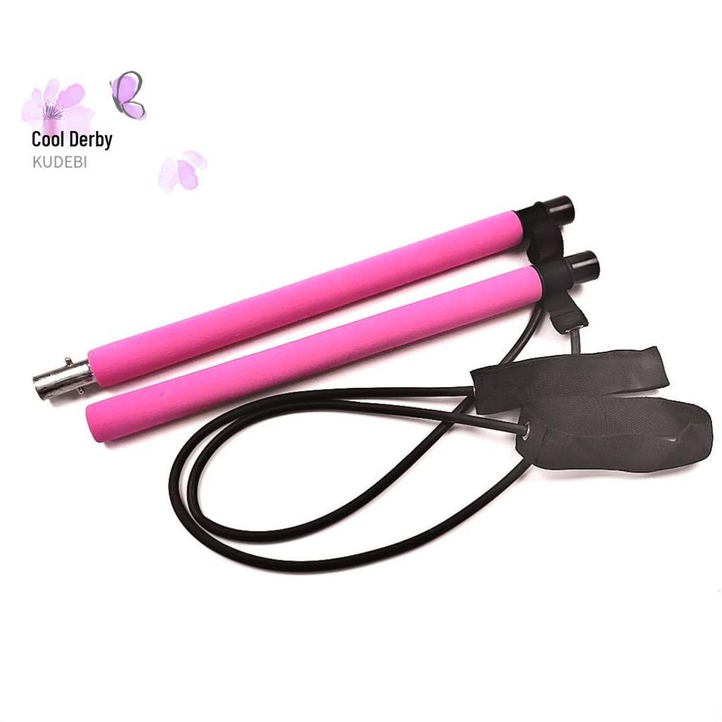 Multifunctional Pilates Yoga Bar: Resistance Band, Stretch & Strengthen for Back, Chest & Arms