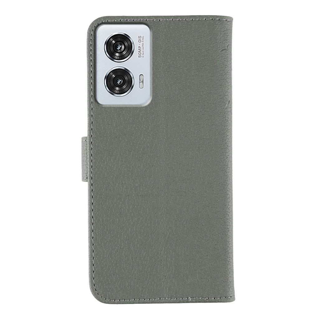 Pro Motorola Edge 50 Fusion 5G Pouzdro Vzor Peří PU Kůže Peněženka Kryt na Telefon