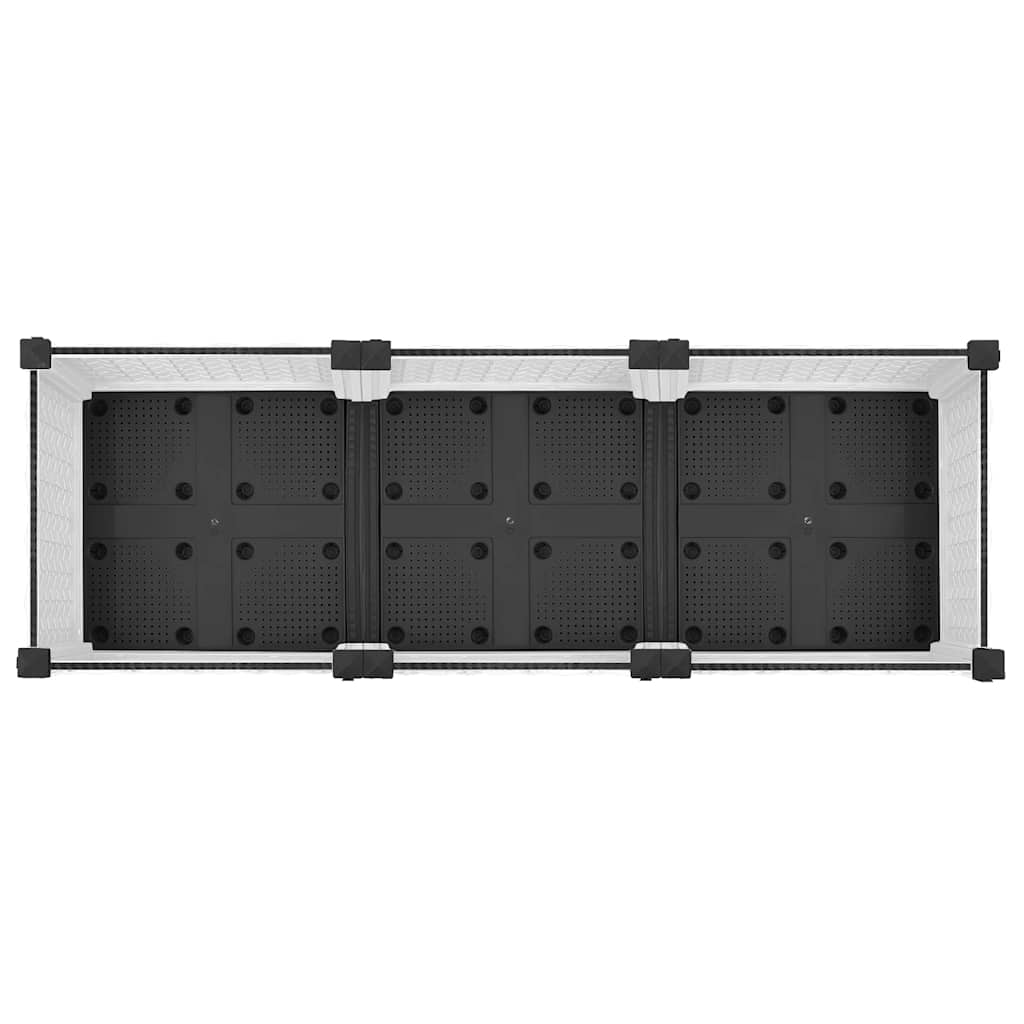 Vidaxl Raised Garden Bed, 120X40X71 Cm, Polypropylene
