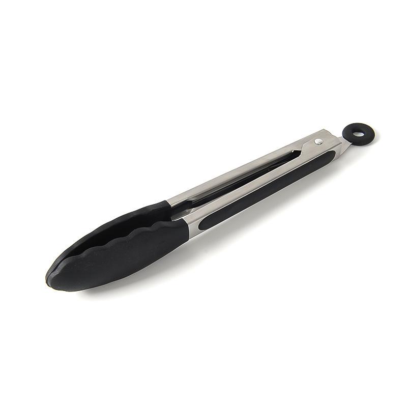 1/3pcs Stainless Steel Cooking Tongs with Non-Slip Silicone Tips 9inch Heat-Resistant Tongs for BBQ Oven Grilling Salad Kitchen