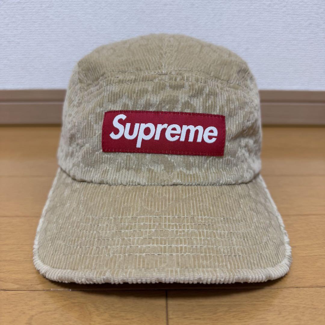 

[USED] Supreme Leopard Corduroy Camp Cap 23aw