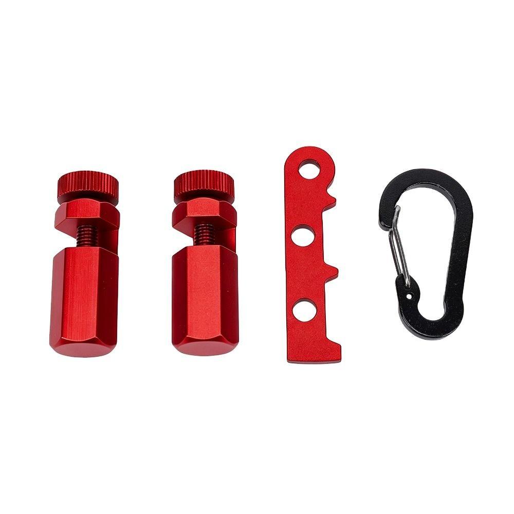 Bright Red Tall Stair Gauges Aluminum Alloy Framing Jig Tool Stable Framing Square Stops Roofing