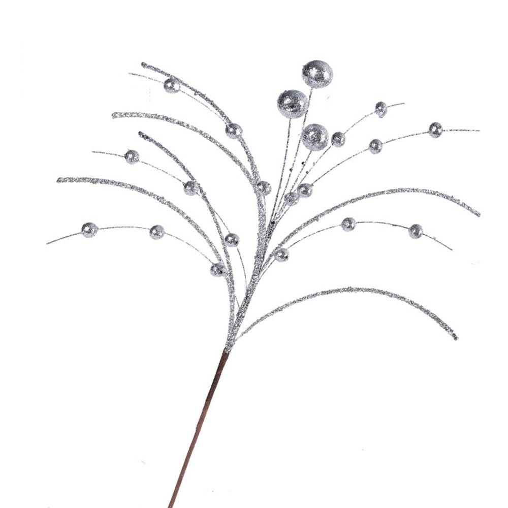 Lifelike Glitter Berry Branches Foam Fake Red Berry  Office Hotel Decorations