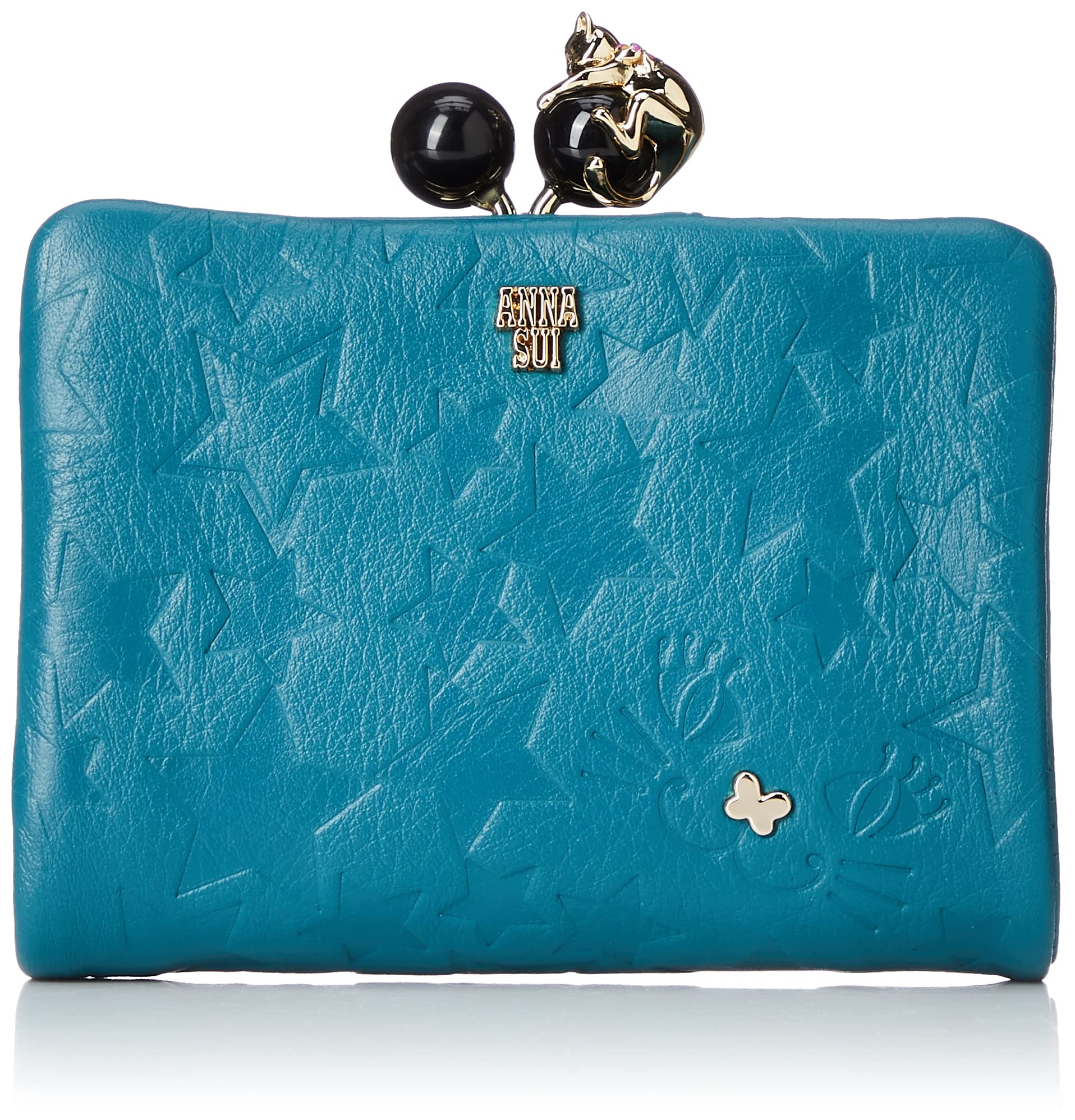 

Anna Sui Playing Cat Bifold Wallet with Inner Clasp Turquoise [ANNA SUI] Women s 313752-77 бірюзовий
