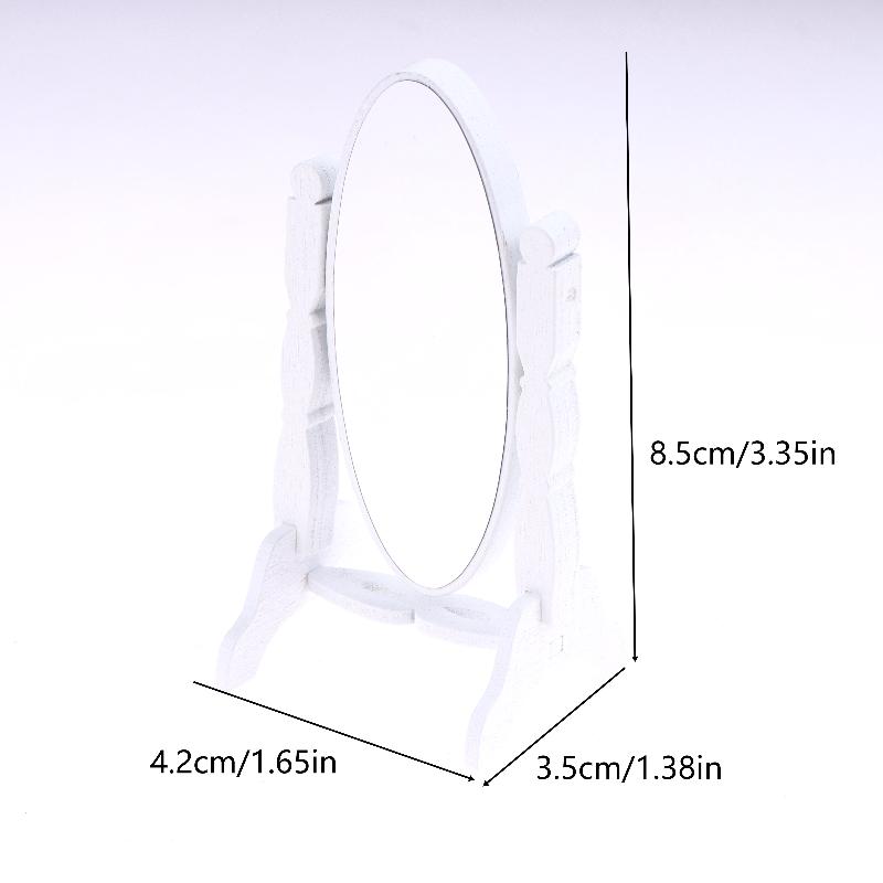 1/12 Păpușă Simulare Mini Oglindă de Toaletă Oglindă Model Lungime Completă Păpușă Acasă Oglindă Mobilier Decorare Camera de Zi Jucării