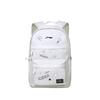 Polyester Backpack Regular Unisex Pearl White YBSV039-2A3