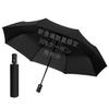 Folding 8 Automatic Opening and Super Rainy Season UV Suitable for Both Sunny and Rainy Umbrella Cover Black Umbrella, Ribs, One-Touch Closing,