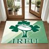 Irland Rugby Design Kristall Samt Teppich Weiche Dekorative Matte für Schlafzimmer Eingang