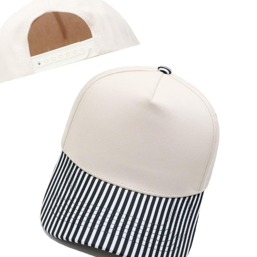 Striped Baseball Hats Polka Dot Sunscreen Hat New Trucker Hat Casual Wear