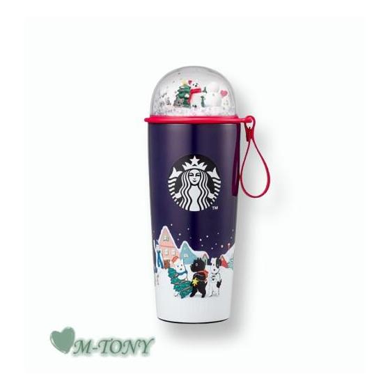Starbucks Starbucks SS Stainless Steel Holiday Friends Chubby Dome Tumbler SS Holiday Friends Chubbydome Tumbler473ml(16oz) Overseas Limited
