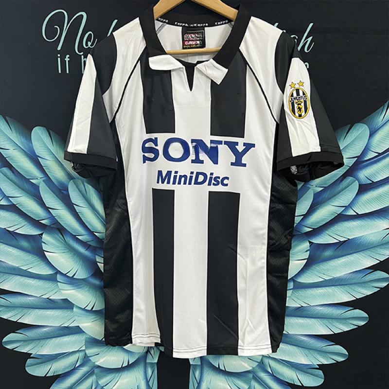 9798 Yu W jersey home and away No. 10 Piero No. 21 Zidane football jersey retro S