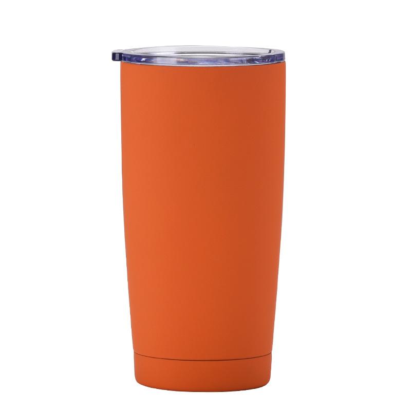 

Double-Layer Stainless Steel Random Cup Office Home Leisure Car Water Cup Available Straw Insulation Portable Coffee Cup 501-600ml оранжевый