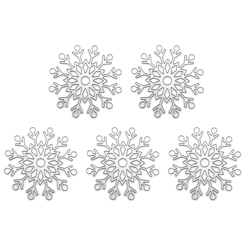 5 Pcs Christmas Tree Cutting Dies Embossings Stencils Christmas Metal Die Cuts for DIY Scrapbooking Card Decoration