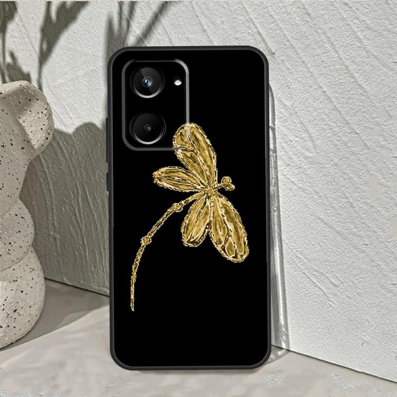 Dragonfly Insect Pattern For Realme 10 11 12 13 14 Pro Plus C55 C71 C75 C67 C63 C51 C61 C53 C35 C65 GT6 GT7 Pro Case