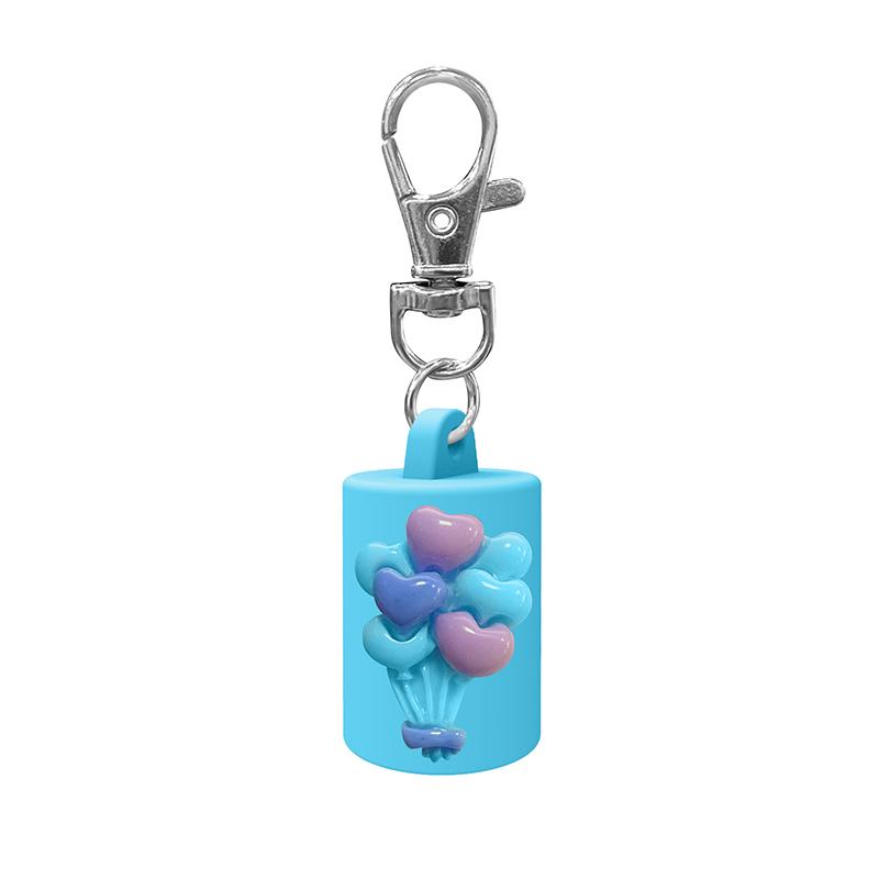Portable Lipstick Bag Makeup Pouch Lip Balm Bag Keychain Holder Lipsticks Protective Cover Shape Cap For Lipgloss Balm