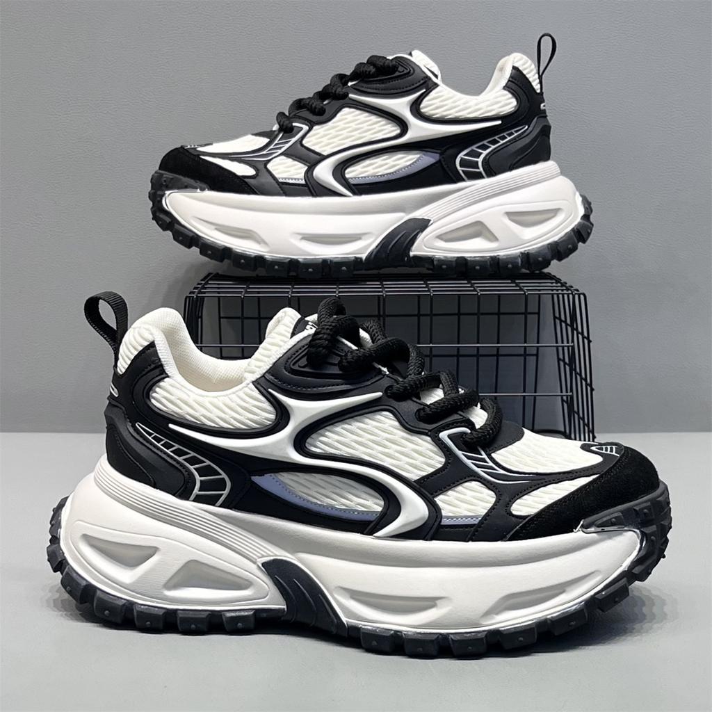Spring and Autumn new men's shoes platform casual sports shoes high-quality dad shoes