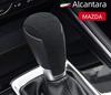 Shift knob shift Alcantara for Mazda Demio cover, lever, fabric, suede, CX-3, CX-5, CX-8, Atenza, Axela, (9002 Gray)