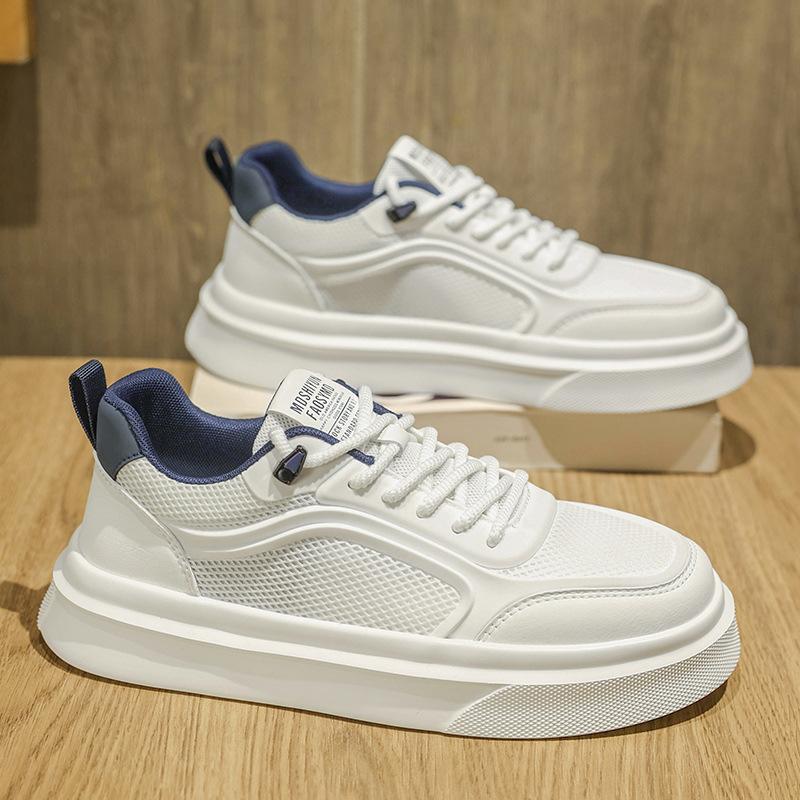 Summer 22 new mesh shoes breathable thin high-end soft-soled casual board shoes 39