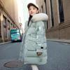 6-14 Years Girls Jacket Winter Keep Warm Long Style Parka Hooded Zipper Fur Collar Girls Outerwear Christmas Kids Clothes