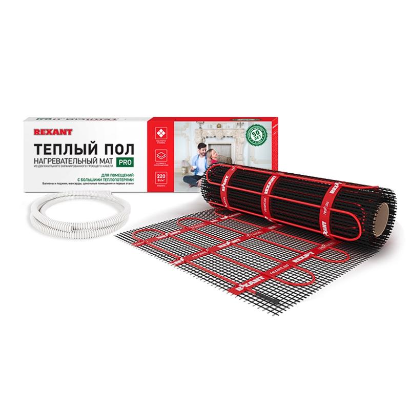 

The Floor Is Warm Cable Rexant Pro Rnx -1 5-330 Two-core With Screen Area 1 5 M2 0 5x3 M 330 W 51-0011