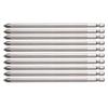 VESSEL Driver Bits for Air and Electric X G B35 ZP Screwdrivers, +2 150mm, 10-Piece Set, Hardness (Standard Hardness),
