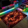 The Clash Design Crystal Velvet Carpet Cozy Non?Slip Printed Rug For Bedroom Living Room Entrance