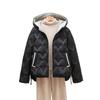 Thin literary down jacket women's short thin small winter new this year's popular coat with hat