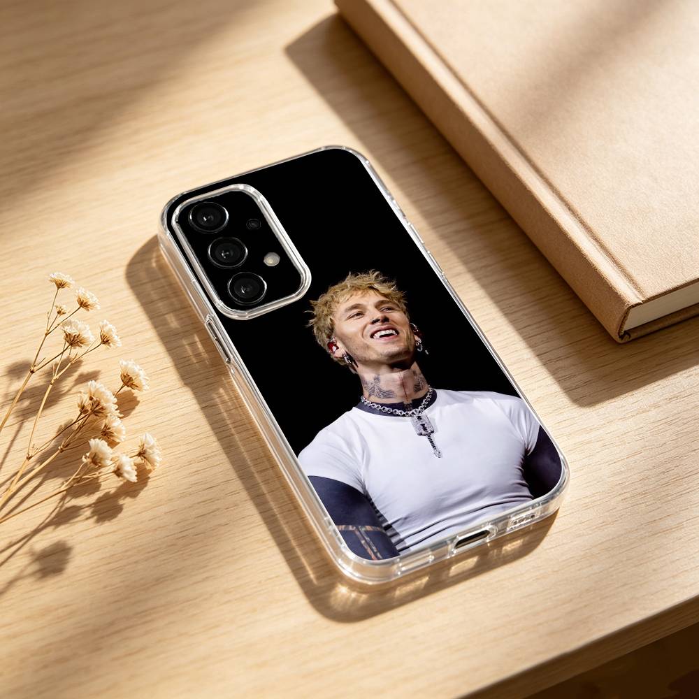 Machine K-Kelly phone Case For Samsung S25,24,21,22,23,30,Ultra,20,Plus,Fe,Lite,Note Transparent Cover Samsung S22ULTRA5G