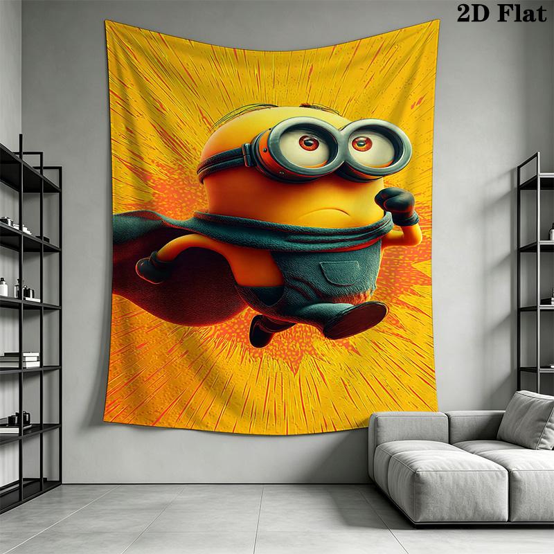 Minions Bath Bedding 1 Duvet Cover 2 Pillowcase Without Core Christmas Birthday Gift Bedding Set Soft And Comfortable Bedding