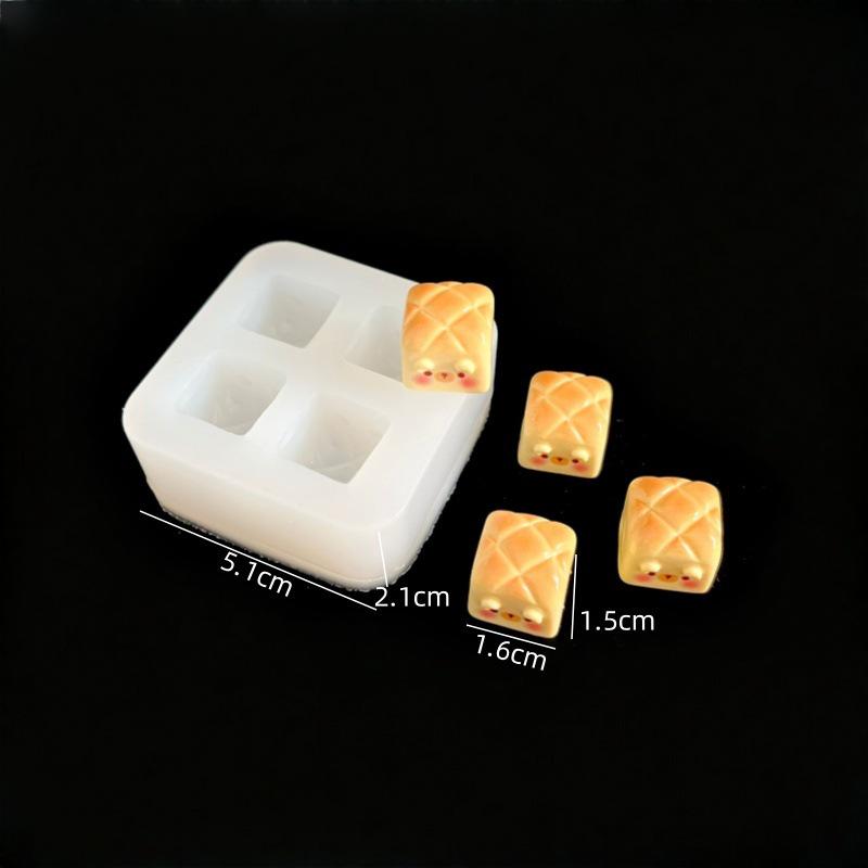 Small Nose Kitten Sandwich Cookie Silicone Mold - Food-Grade & Flexible