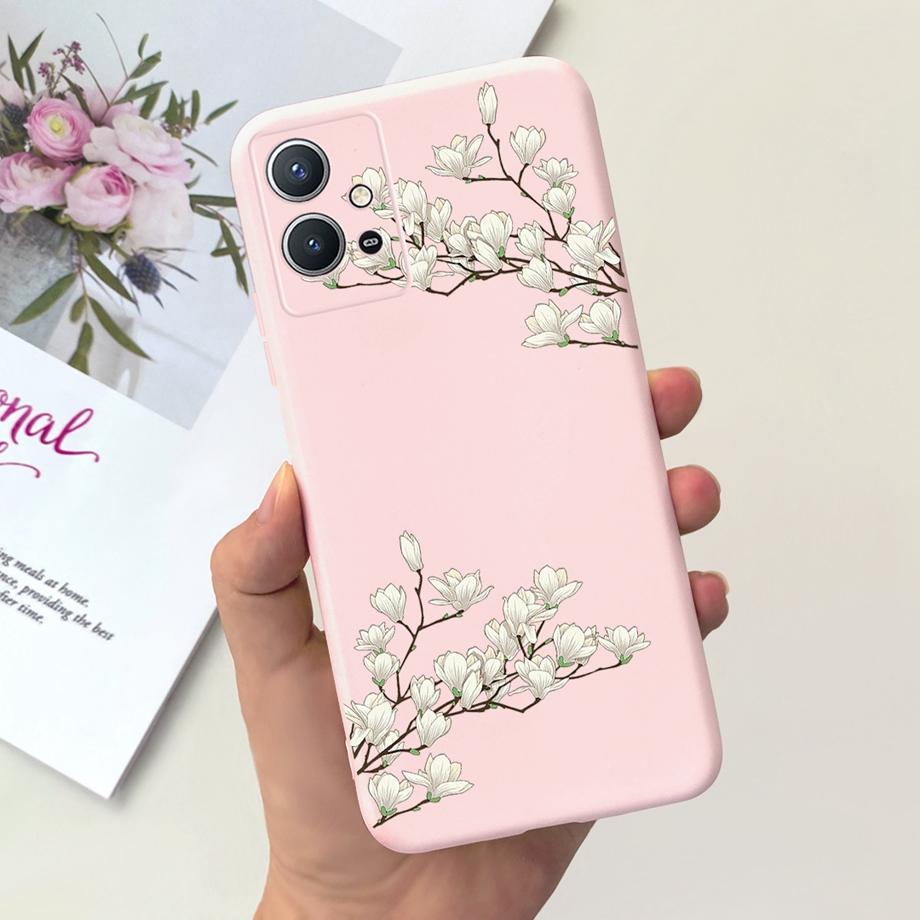 For Vivo Y33S 4G 5G Phone Case For Vivo Y55 5G Y21 2021 v2109 Back Cover Soft Liquid Silicone Bumper Goothic Style Coque Funda