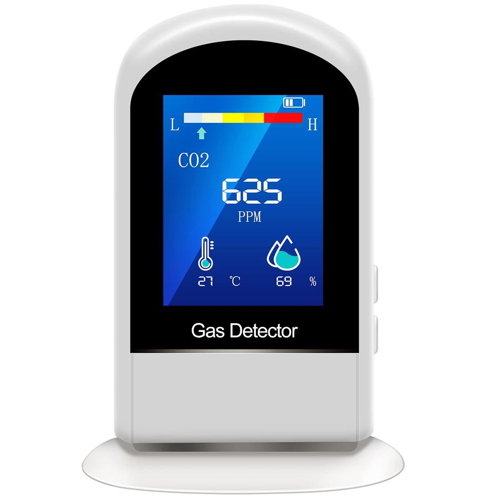 Bemixc CO2 Carbon Dioxide Room Temperature and Humidity USB Rechargeable CO2 Sensor Japanese Instruction Manual Meter, 3-in-1 Meter, Meter, Meter,