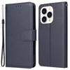 For iPhone 15 Pro PU Leather Wallet Cell Phone Stand Case Card Holder Shockproof Phone Cover