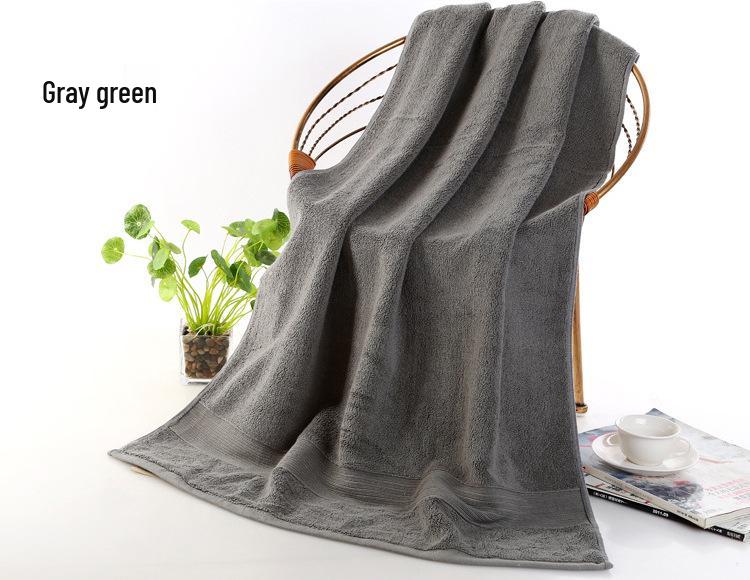 

Luxury Thick Pure Cotton Bath Towel, Solid Color Dobby, 650g 70*140 cm
