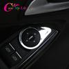 Color My Life ABS Chrome Rearview Mirror Adjustment Knob Panel Cover Trim for Ford Focus 3 4 MK3 MK4 2012 - 2018
