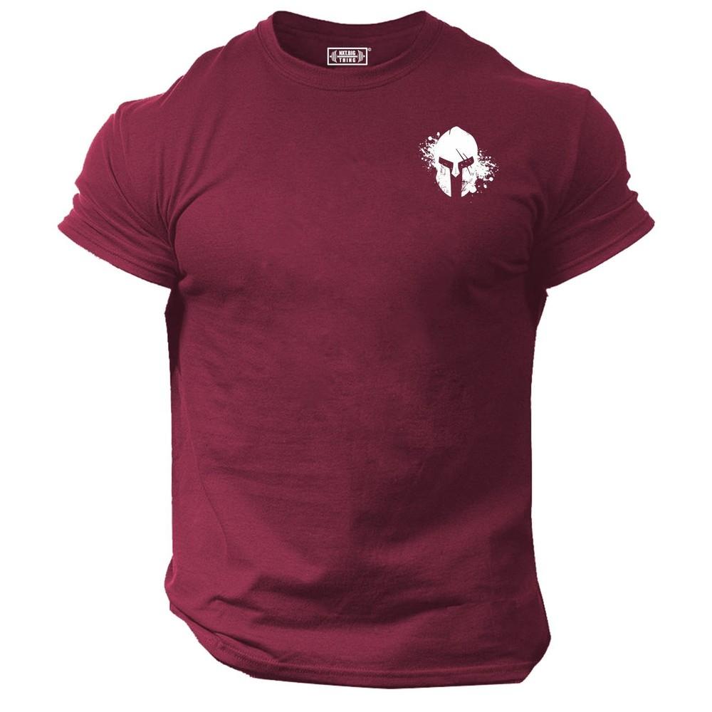 Blood Spartan Helmet T Shirt Small Gym Clothing Bodybuilding Training Boxing Top